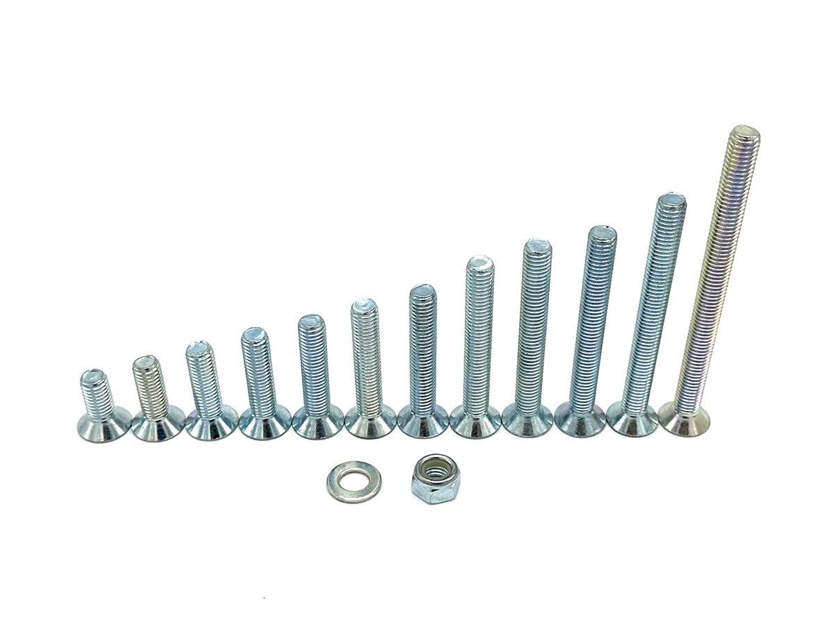 M8x1.25 Flat Head